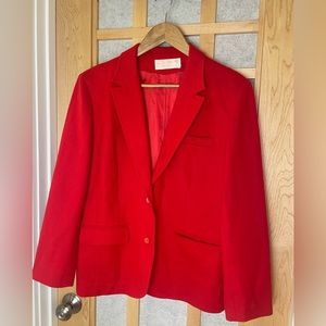 Pendleton Womens Blazer Red